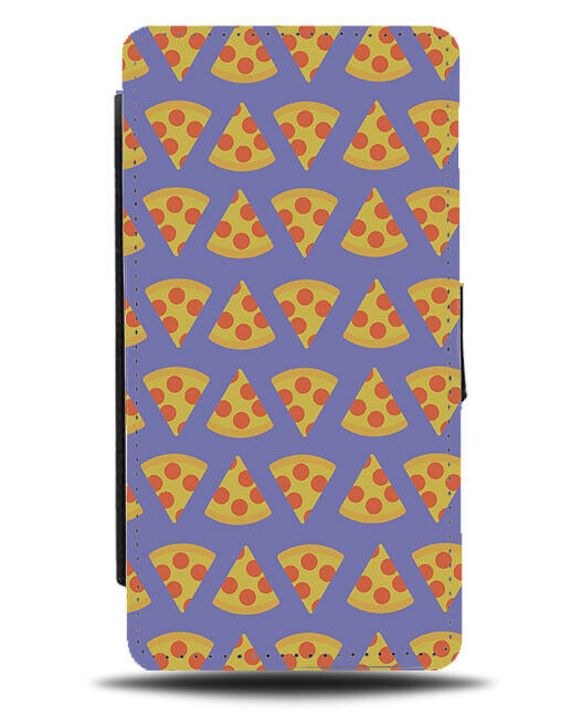Pizza Pattern Flip Cover Wallet Phone Case Pizzas Slices Cartoon Slices C109