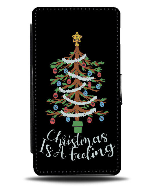 Christmas Feeling Flip Wallet Case Festive Tree Is A Feelings Lover Gift N929