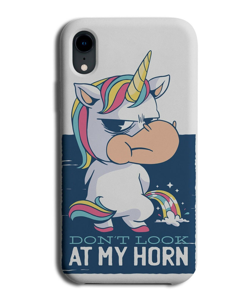 Funny Grumpy Unicorn Peeing Phone Case Cover Weeing Pee Wee Angry Rude K410