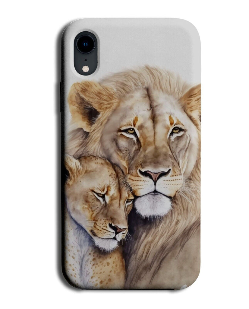 Mommy Lion Phone Case Cover Mummy Mom Mum Son Daughter Lions African Baby BF70
