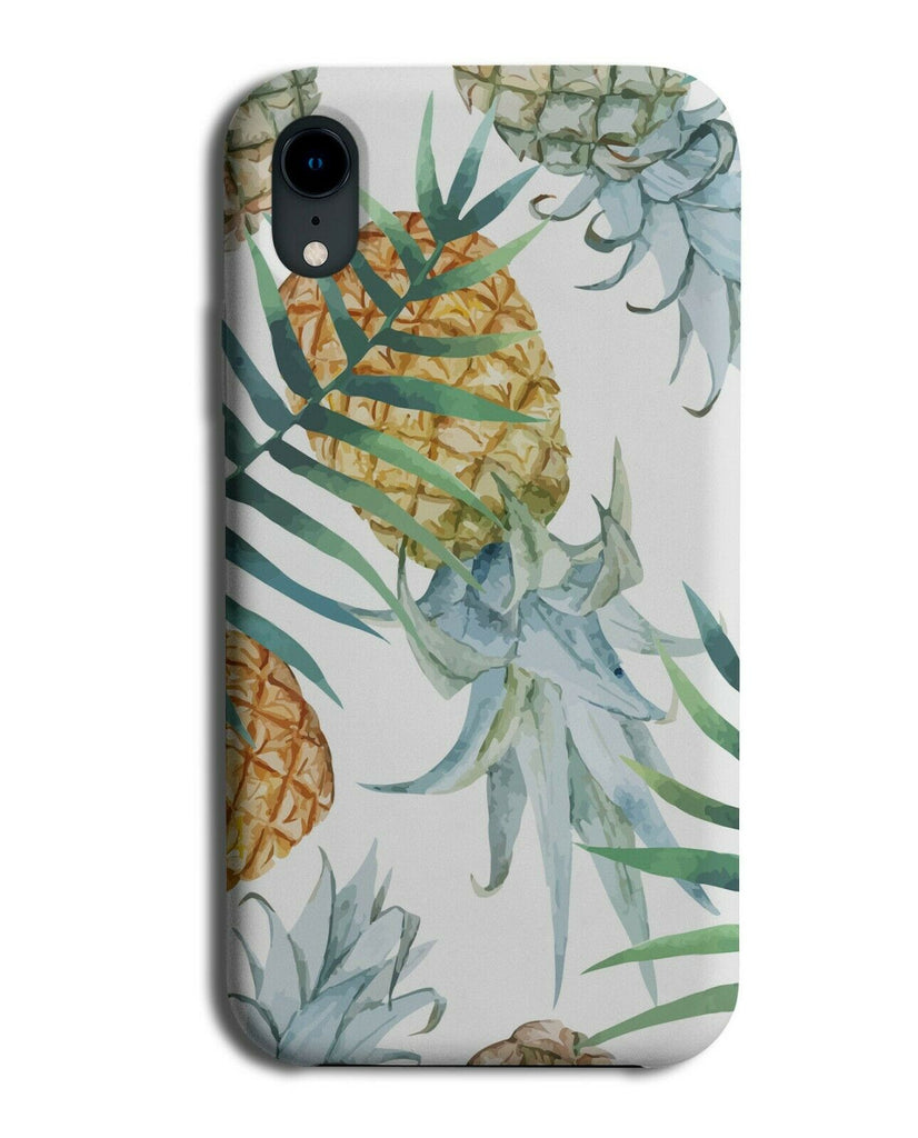 Falling Pineapples Phone Case Cover Pineapple Top Tops Plant Leaves Leaf G975
