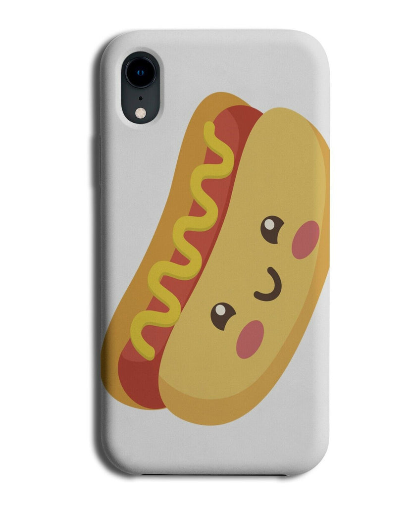 Cute Hotdog Smiley Face Phone Case Cover Smile Mouth Grin Hotdog Hot Dog J563