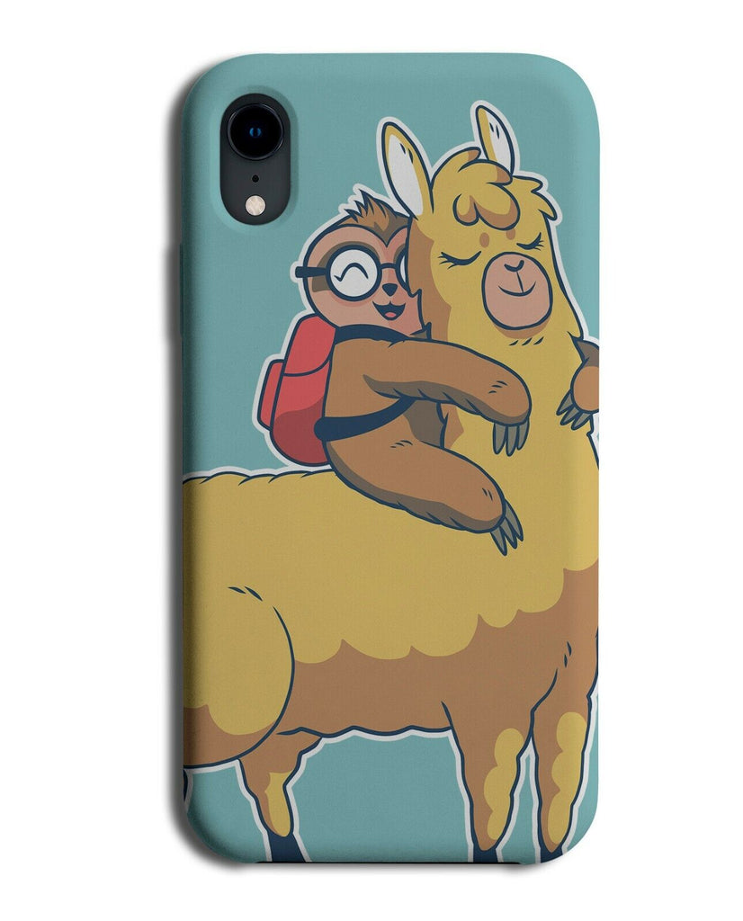 Sloth Piggyback Ride Phone Case Cover Piggy Back Riding Llama Alpaca Sloths K277