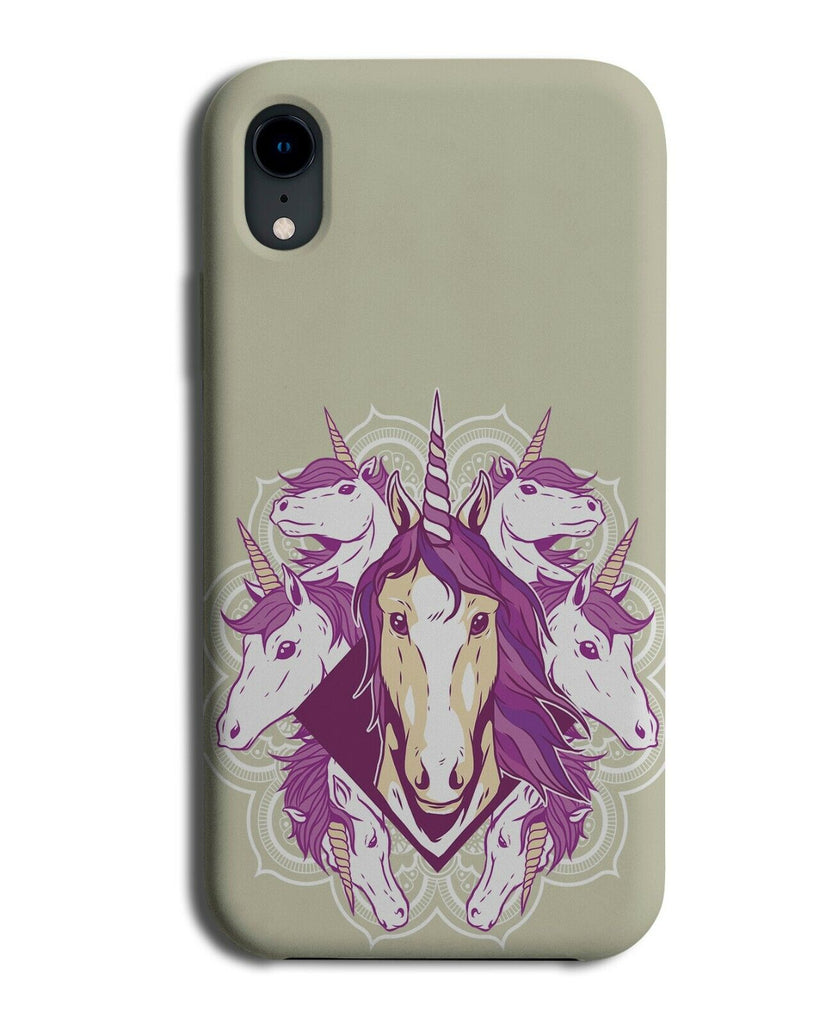 Unicorn Mandala Pattern Phone Case Cover Unicorns Mandalas Design Girls K337