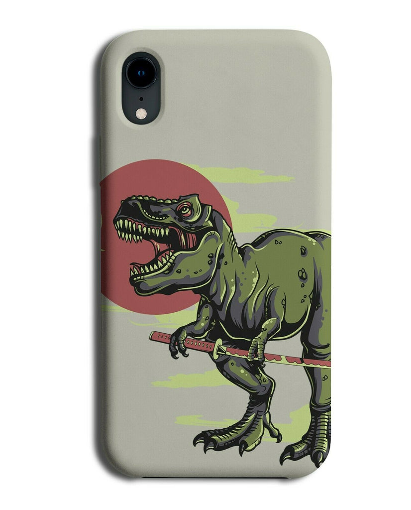 Dinosaur in The Rising Sun Phone Case Cover Vintage Dinosaurs T Rex Design E506