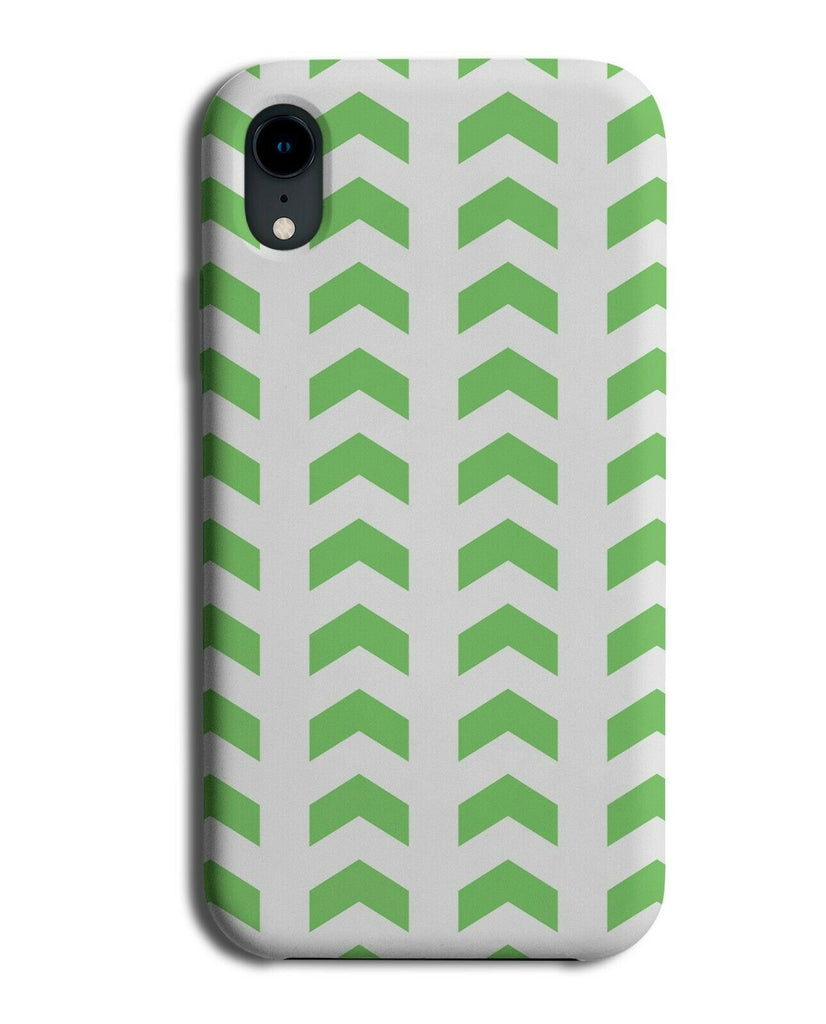 Dark Green Arrows Pattern Phone Case Cover Arrow Design Direction Shapes G513