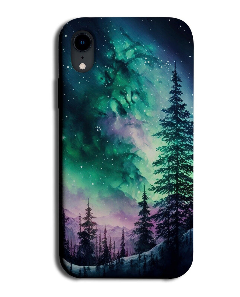 Colourful Streaks In The Sky Phone Case Cover Northern Lights Picture Stars BR05