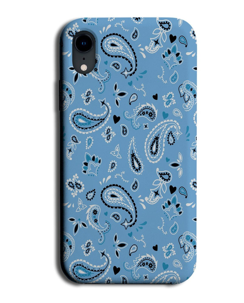 Baby Blue Paisley Shapes Phone Case Cover Paisleys Indian Tribal Light Sky DB37