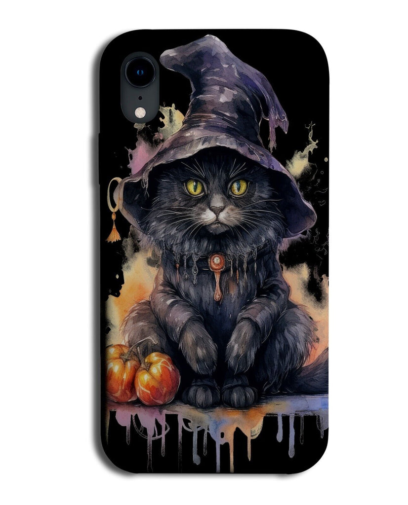 Black Witches Cat Phone Case Cover Cats Witch Fancy Dress Outfit Hat Kitten CW10