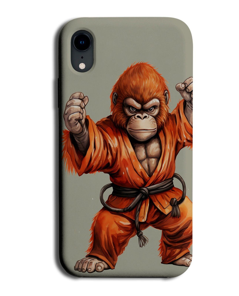 Funny Orangutang Ninja Phone Case Cover Fighter Orangutang Judo Karate Robe CG53