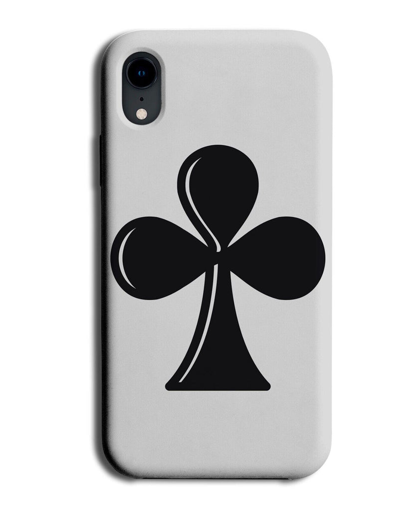 Playing Card Suit Black Clubs Phone Case Cover Club Cards Casino Symbol BS43