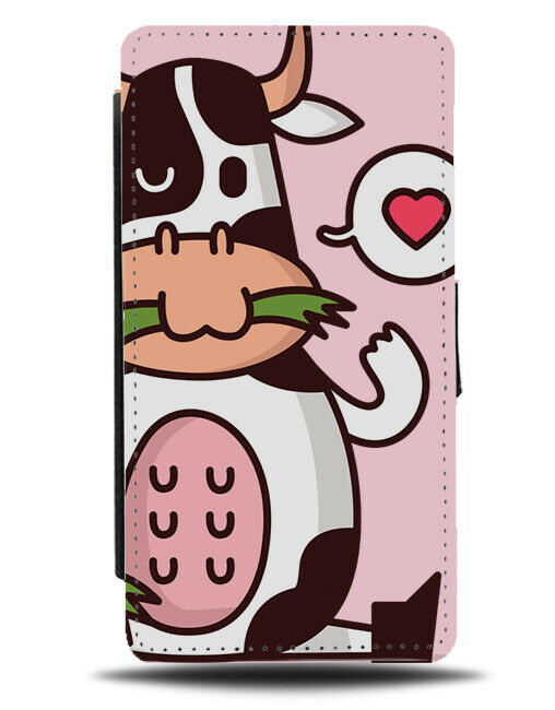 Pink Cow Lover Phone Cover Case Love Cows Cartoon Picture Kids Girls Girly J144