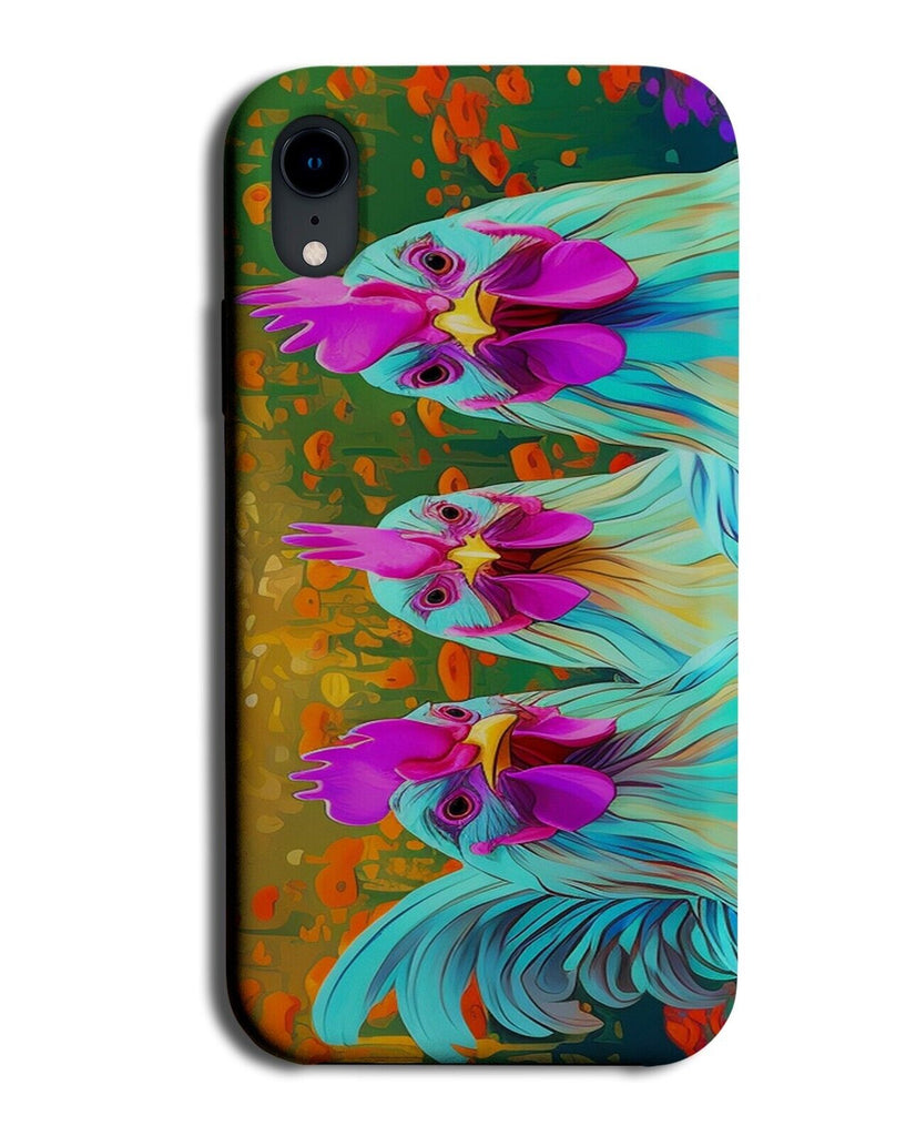 Chicken Phone Case Cover Rooster Roosters Chickens Faces Face Farm Animals CZ57