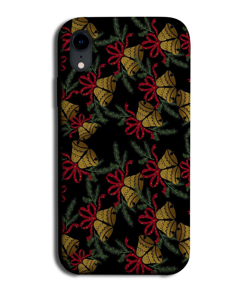 Christmas Bells Pattern Phone Case Cover Bell Xmas Golden Christmassy Q950