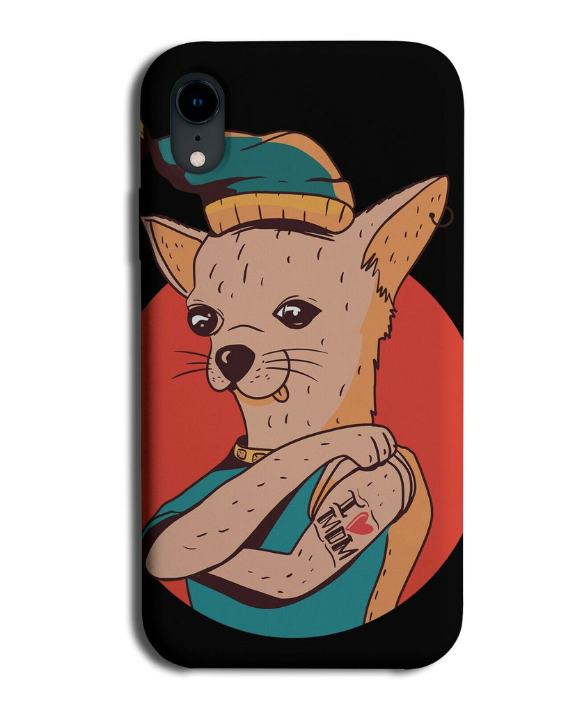 Funny Tattooed Chihuahua Mobile Phone Case Chihuahuas Dog Tattoo Tattoos E694