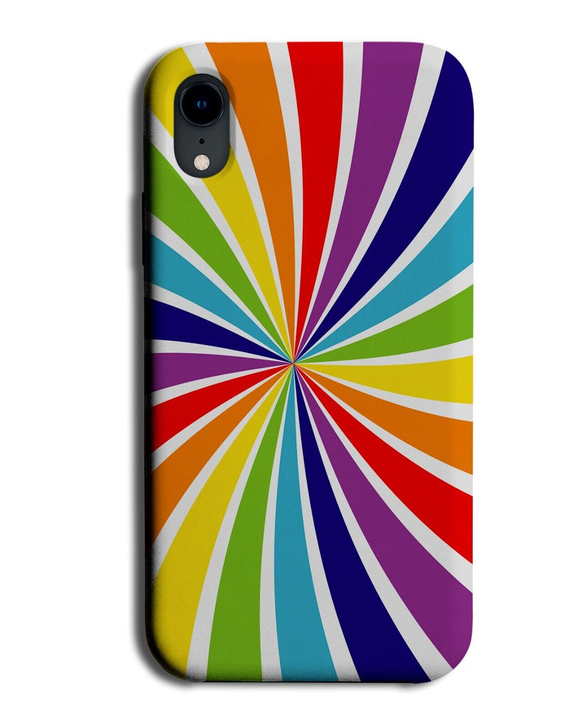 Multicolour Spiral Colours Phone Case Cover Spirals Twist Twists Rainbow AZ20