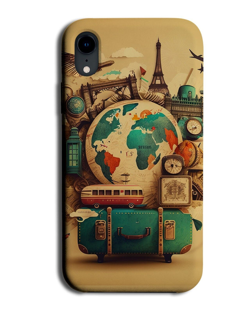 World Traveller Phone Case Cover Travels Travel Explorer Travelling Around BC52