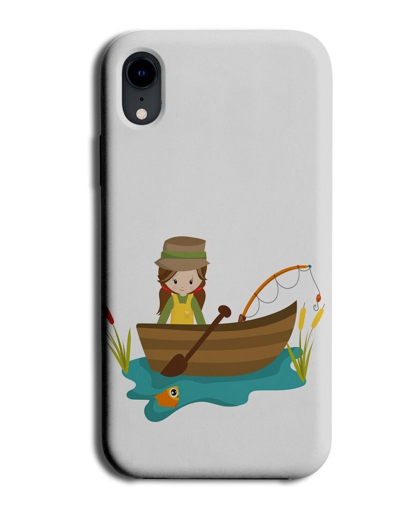 Children's Girl Fishing Phone Case Cover Girls Childs Kids Storybook Book AF93