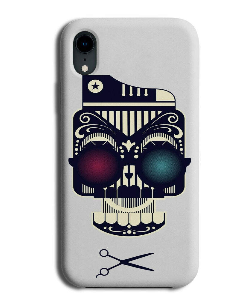 Hipster Haircut Skull Phone Case Cover Haircutter Hair Cut Skulls 50s E262