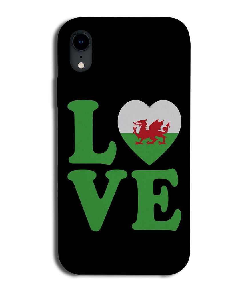 Love Wales Phone Case Cover Welsh Flag Dragon Design Heart Hearts Girls DG52