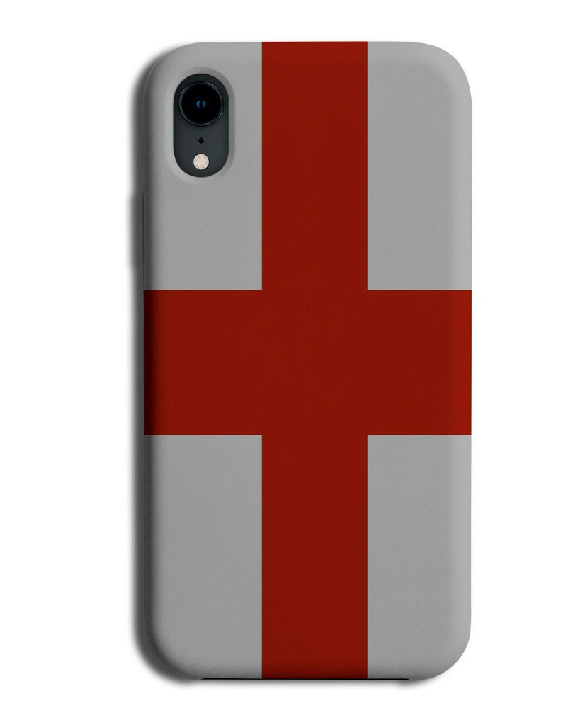 Dark St Georges Flag Phone Case Cover England English Cross Red White B771