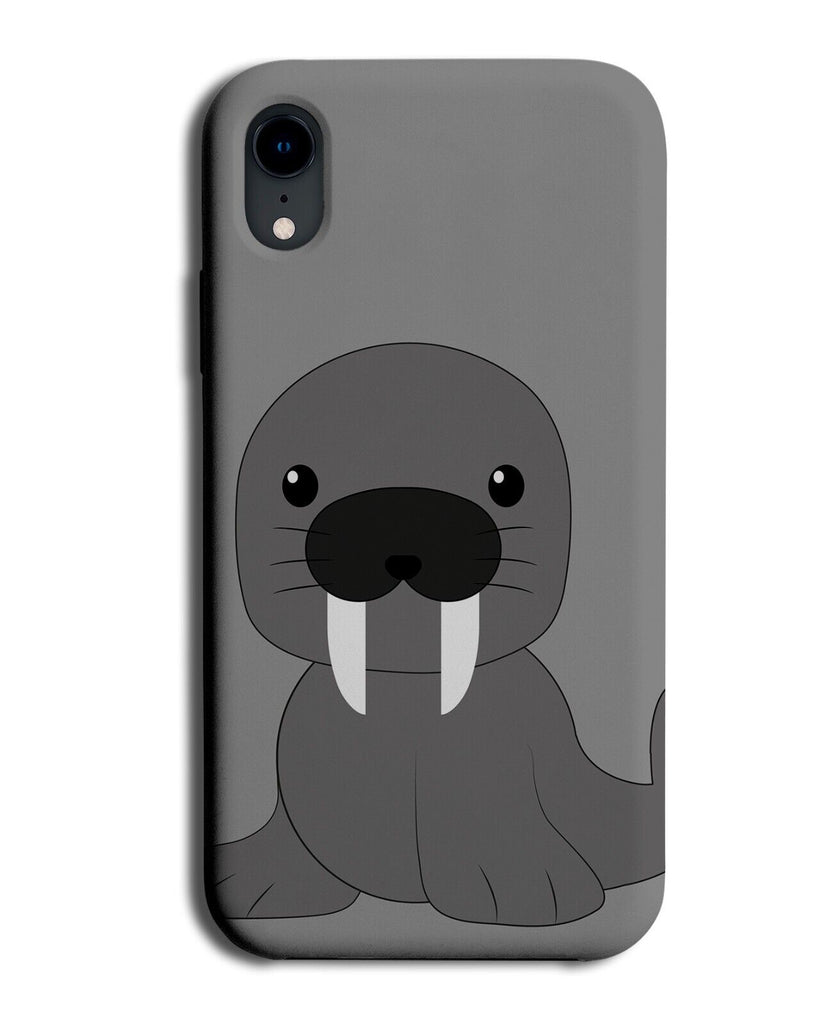 Cartoon Walrus Phone Case Cover Walruses Seal Sea Lion Tusks Kids Childs DG58