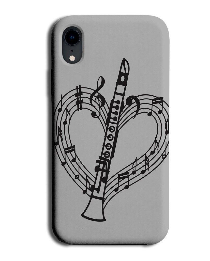 Clarinet Love Heart Phone Case Cover Musical Instrument Clarinets Player P243
