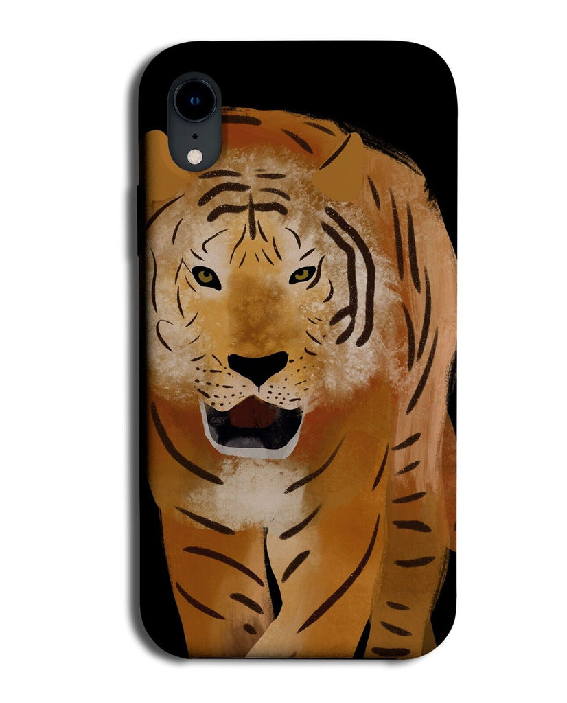 Watercolour Tiger Phone Case Cover Tigers Tiger's Strip Art Artwork Animal Q915i