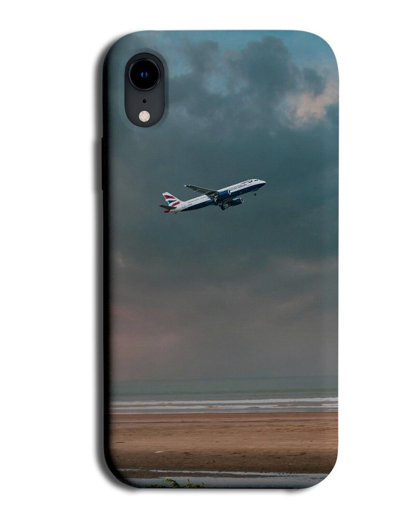 Plane Flying In Storm Phone Case Cover Stormy Rain Clouds Dark Thunderstorm CX99