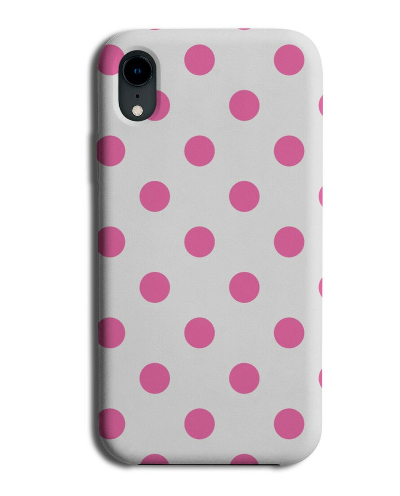 White and Hot Pink Spots Phone Case Cover Spotted Dots Spotty Print Dark i520