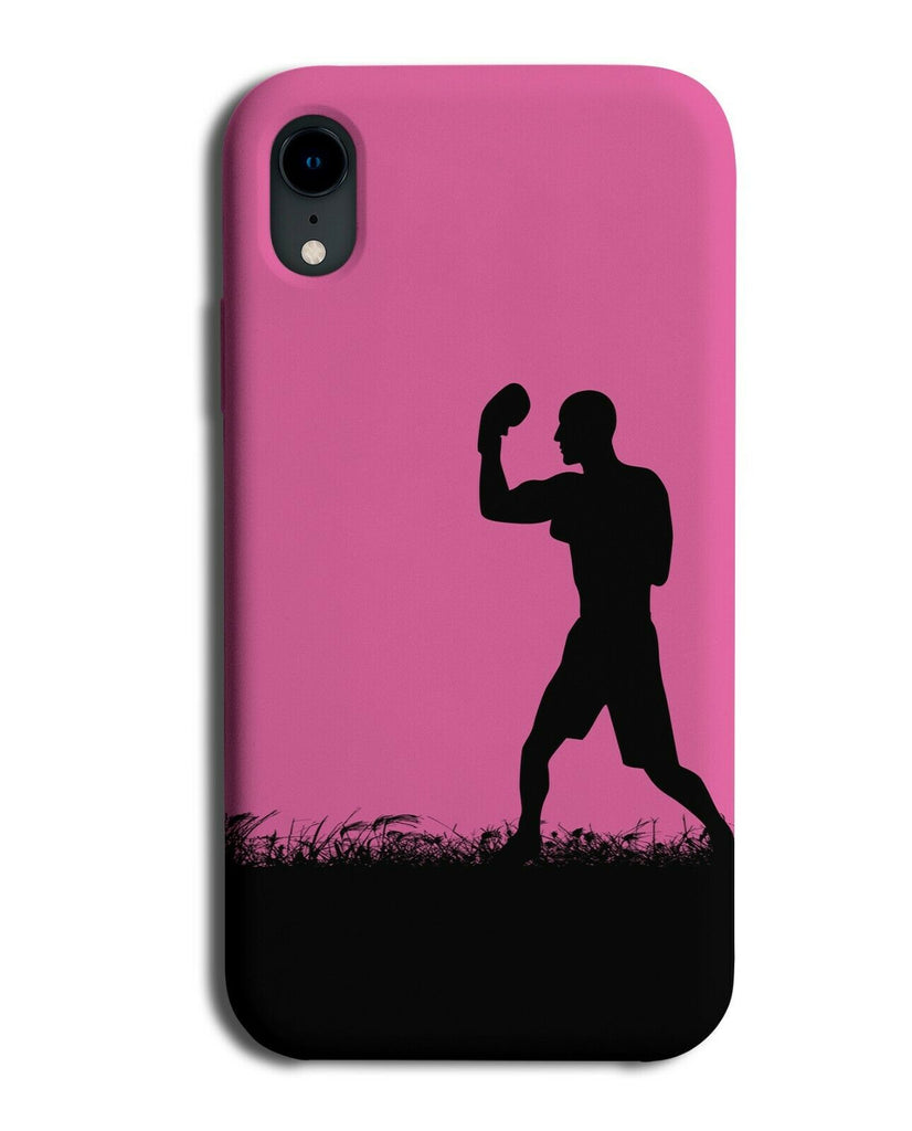 Boxing Phone Case Cover Boxer Gloves Fighter Gift Hot Pink Colour i607