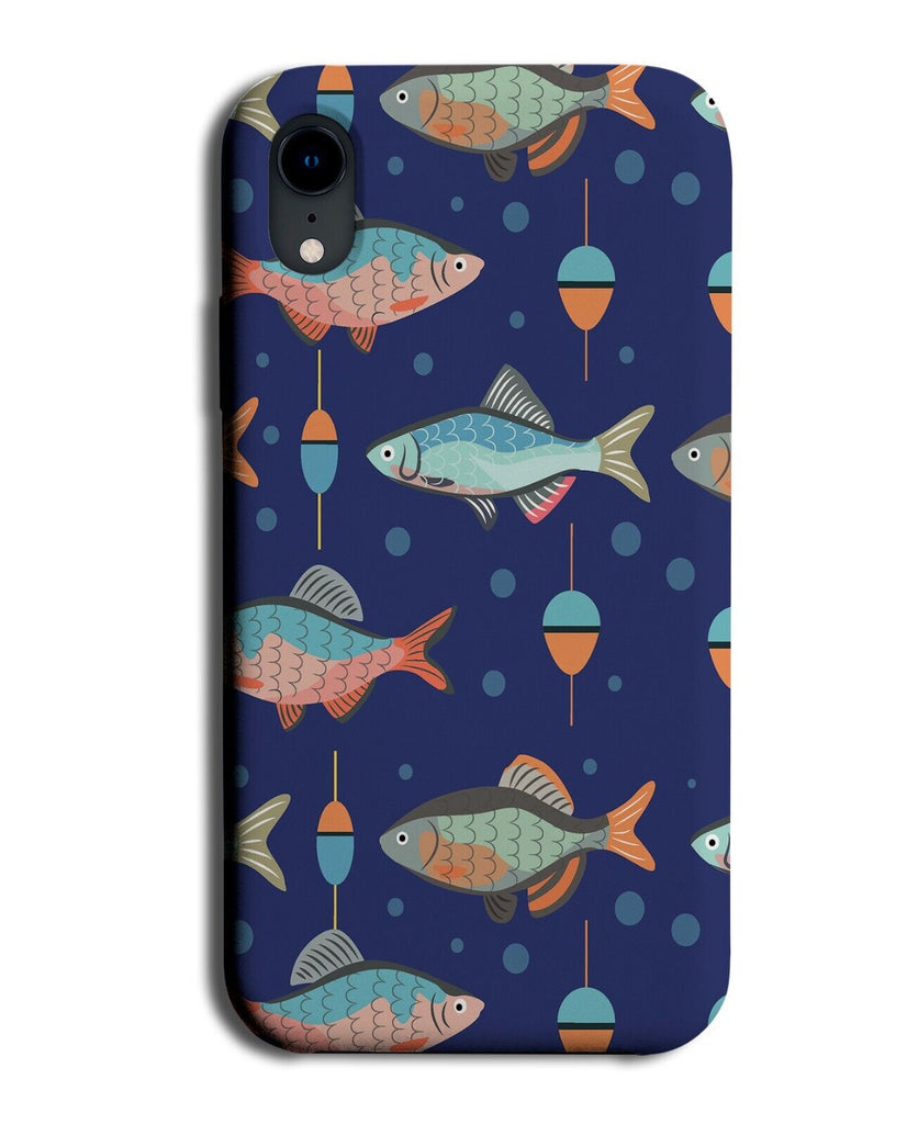 Fishing Line Bate Pattern Phone Case Cover Designs Fisherman Fish Rod Rods AN43