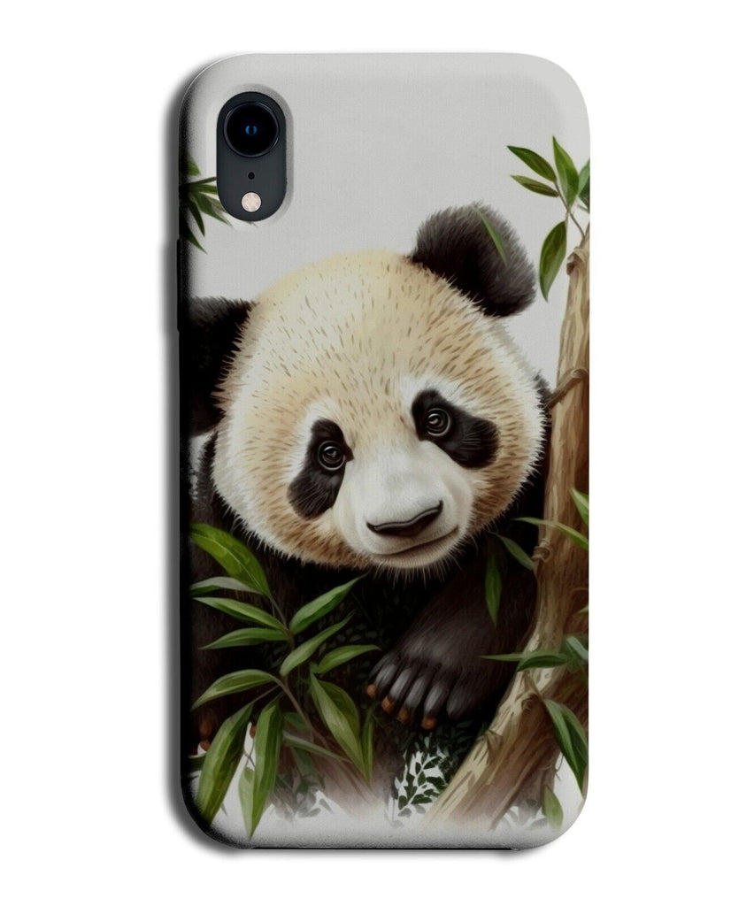 Giant Panda Bear In Trees Phone Case Cover Tree Picture Photo Artwork Face AH73