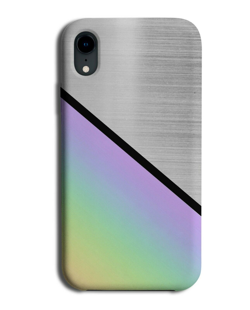 Silver And Rainbow Phone Case Cover Picture Photo Colourful Colour i373