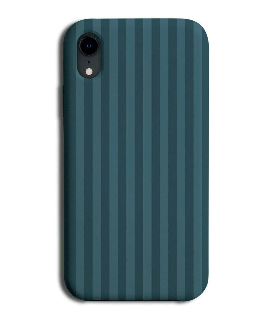 Dark Turquoise Green Striped Phone Case Cover Stripes Vertical Line Lines G664