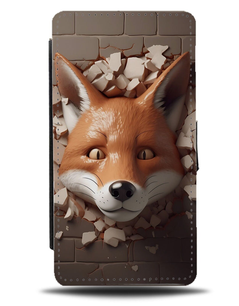 Funny Toy Fox 3D Print Flip Wallet Case Foxs Foxes Face Novelty Weird Puppy CV86