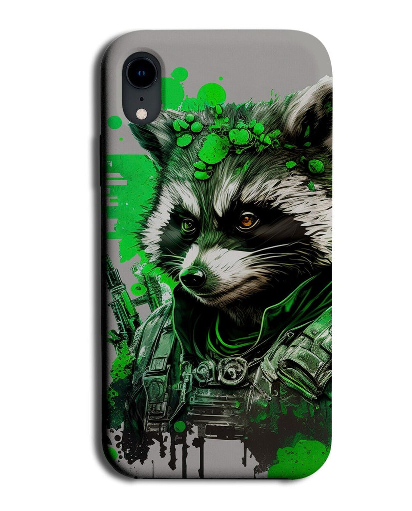 Cyberpunk Raccoon Secret Agent Phone Case Cover Funny Spy Spies Racoons BK07
