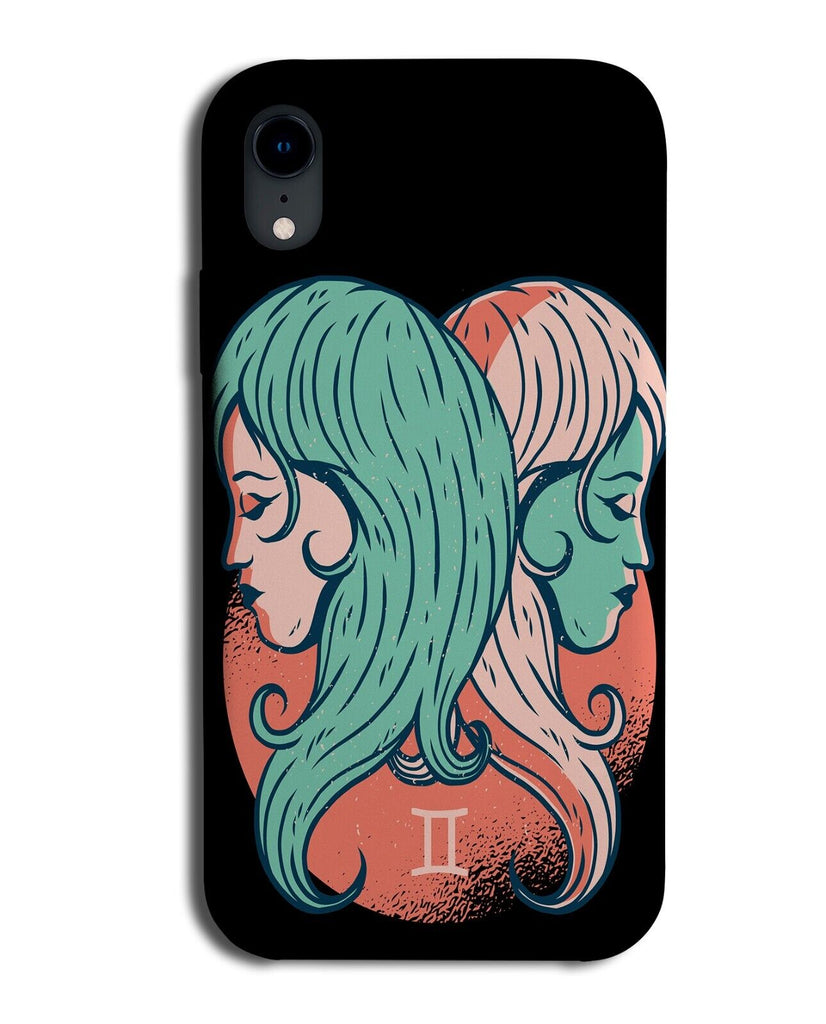 Gemini Zodiac Phone Case Cover Geminis Symbol Logo Girls Faces Star Sign P071