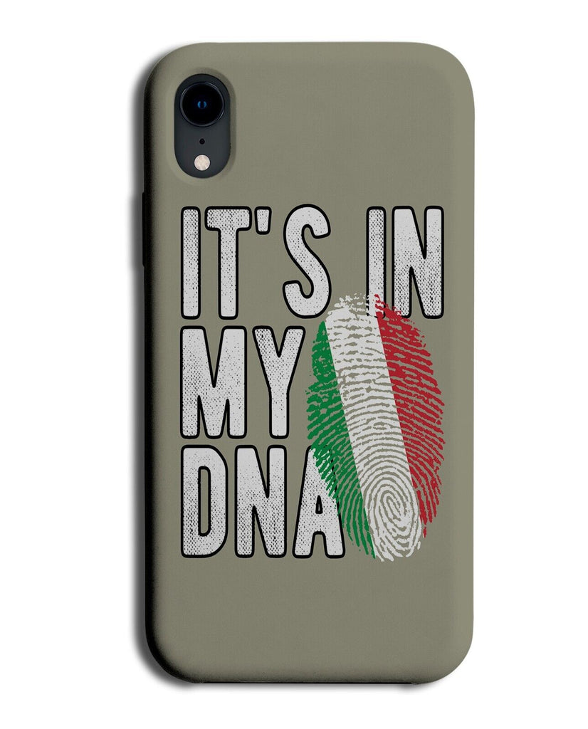 Its In My DNA Italy Flag Phone Case Cover Novelty Italian Design Colours DD24
