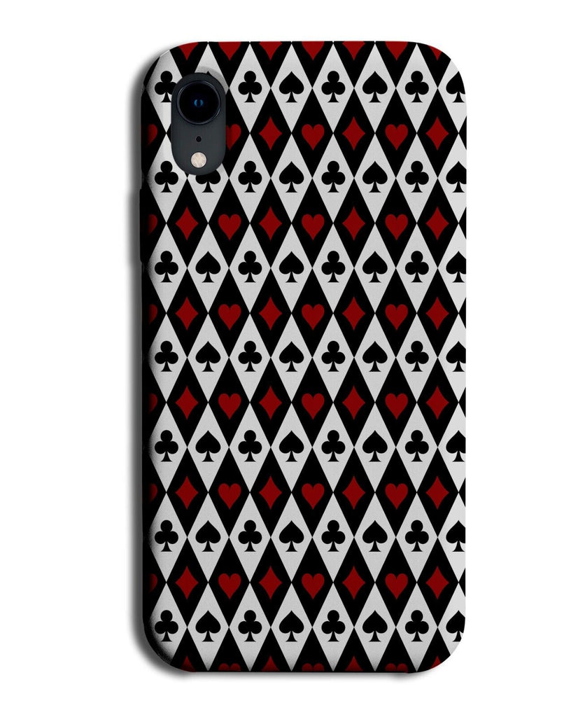 Playing Cards Pattern Phone Case Cover Print Card Suits Casino Gambler Q638C