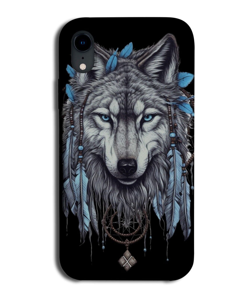 Dream Catcher Wolf Phone Case Cover Dreamcatcher Wolves Wolfs Face Boho Ca09