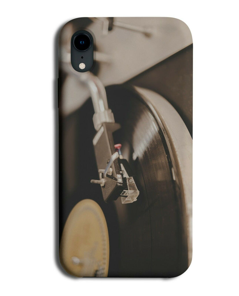 Vintage Record Player Phone Case Cover Vinyl Vinyls Disc DJ Records Music D842
