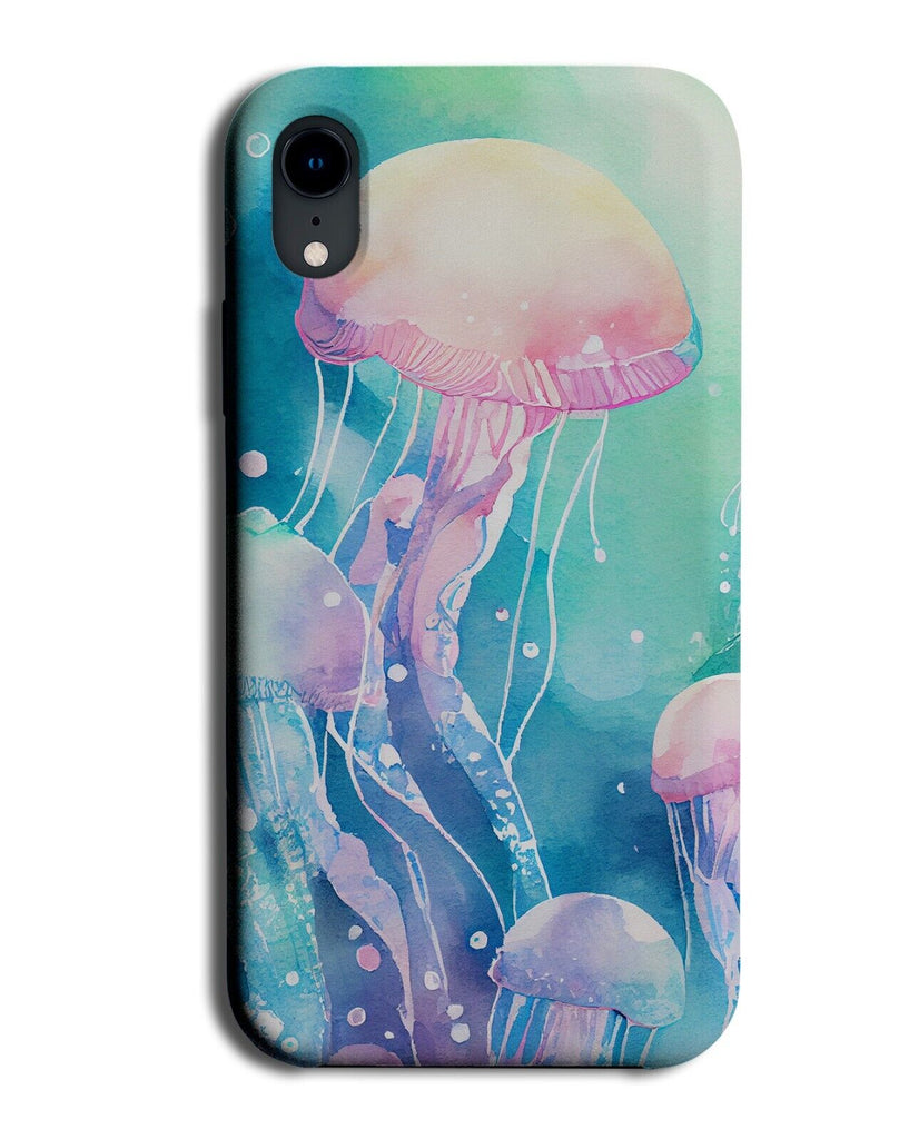 Jellyfish Watercolour Phone Case Cover Water Colour Jelly Fish Colourful BC09