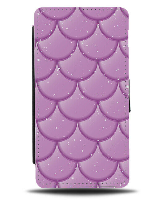 Purple Mermaid Scales Flip Wallet Case Scaling Scale Tail Tails Mermaids F996