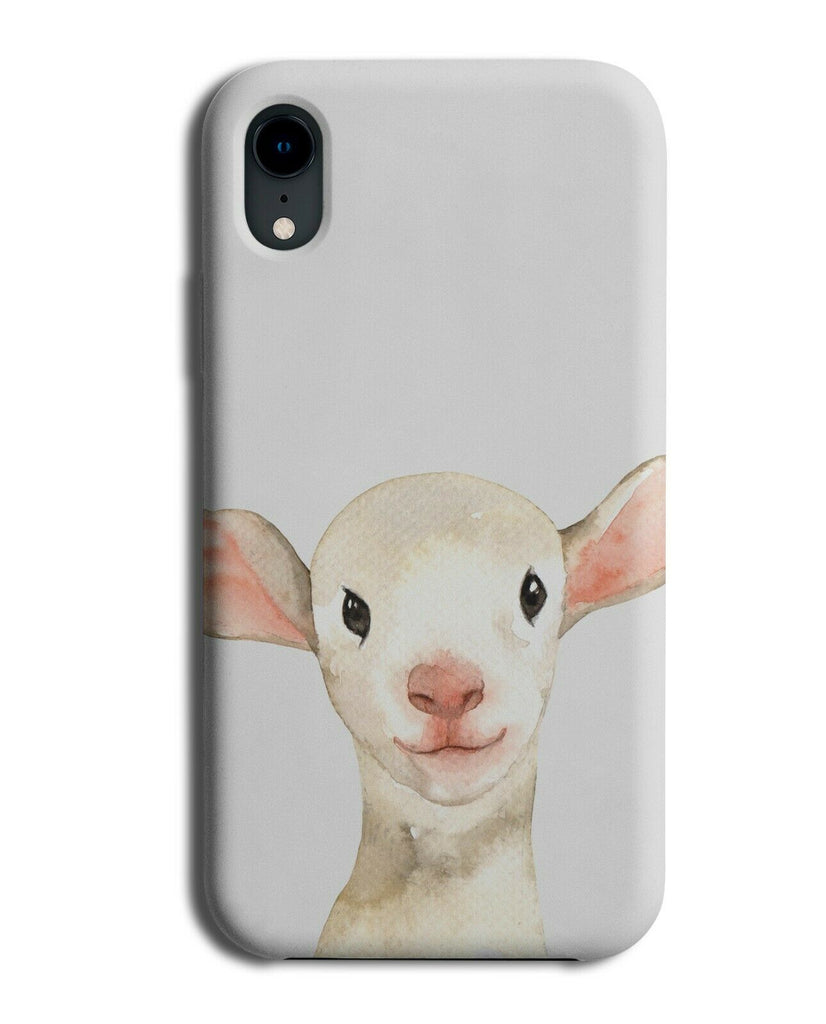Lamb Watercolour Oil Painting Print Phone Case Cover Photo Lambs Sheep H969