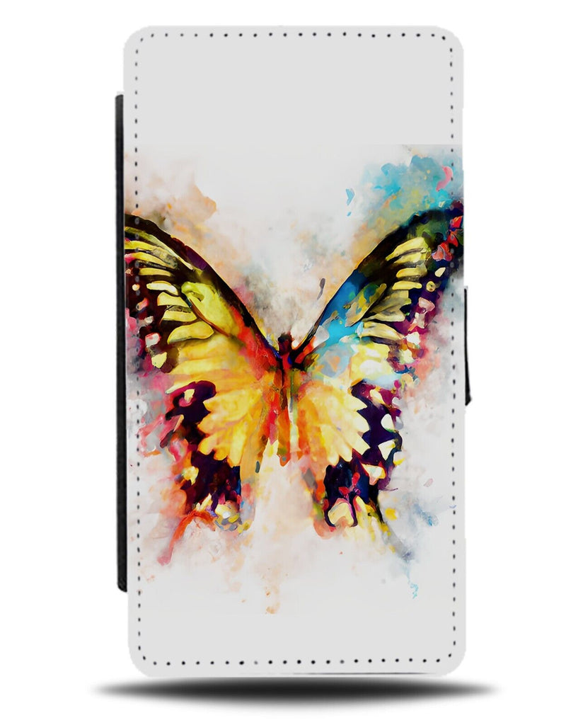 Colourful Butterfly Artwork Print Flip Wallet Case Art Illustration Wings AG06