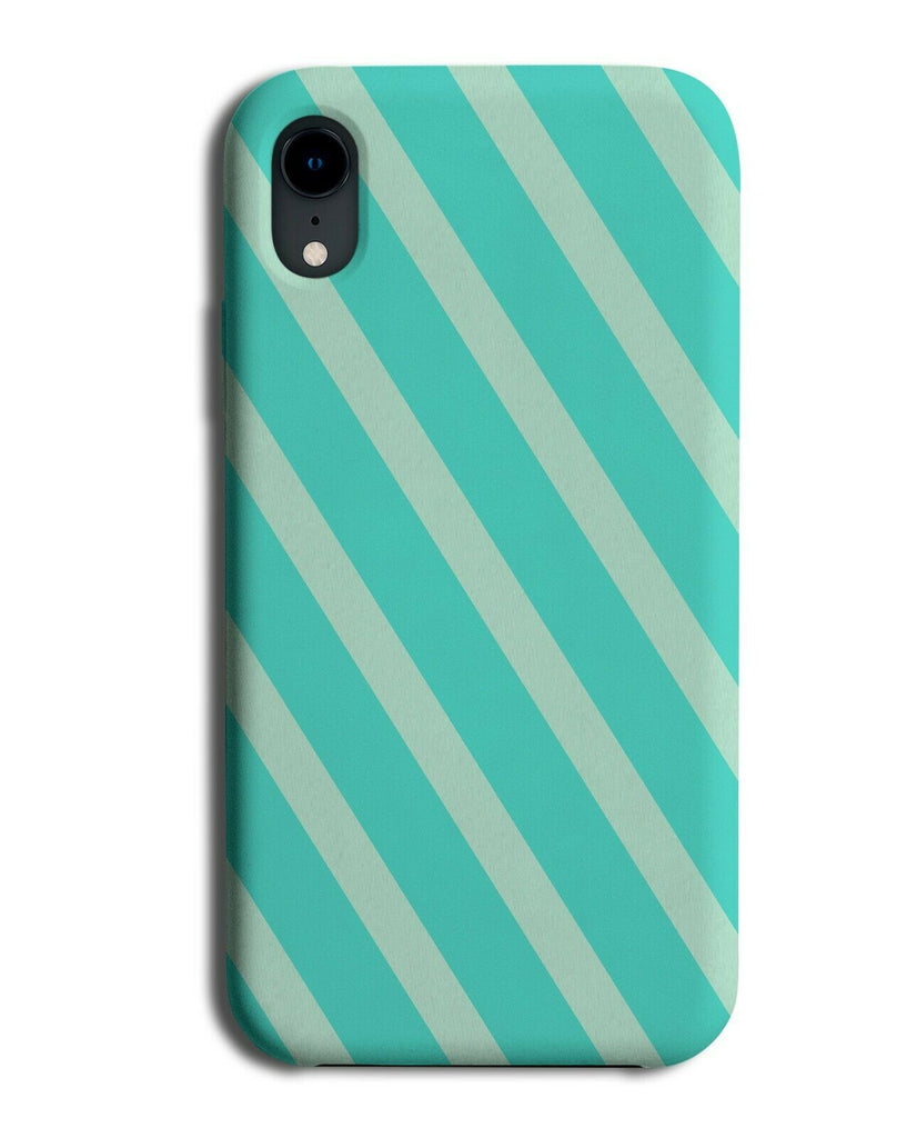 Turquoise Green and Pastel Green Phone Case Cover Stripes Light Mint i821