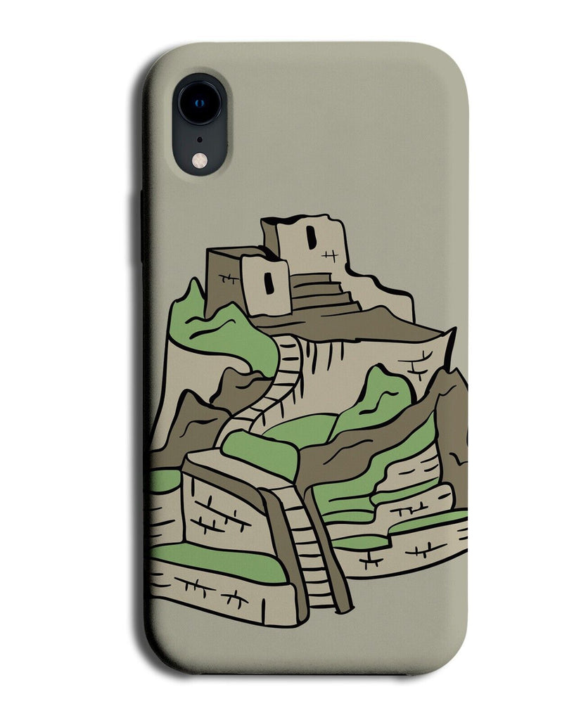 Cartoon Machu Picchu Phone Case Cover Peru Peruvian Landmark Drawing Perus P222