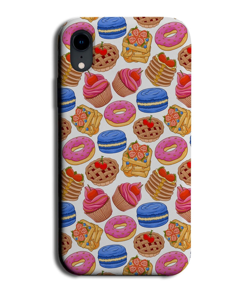 Sweets and Desserts Phone Case Cover Doughnuts Cake Cakes Strawberry Pink Q882