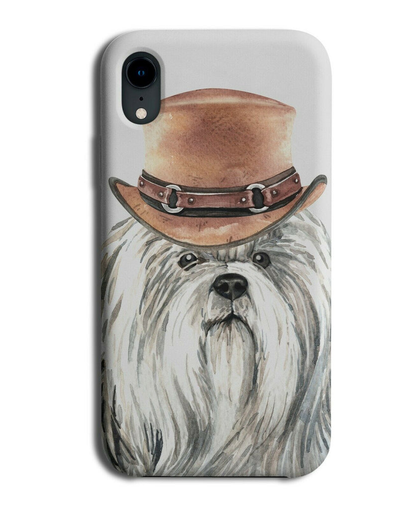 Shih Tzu Phone Case Cover Dog Western Hat Stylish Fashion Style Shitzu K605